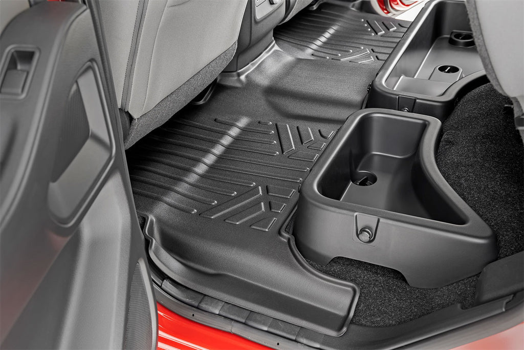 Rough Country M-80513 Heavy Duty Floor Mats for Select Nissan Frontier