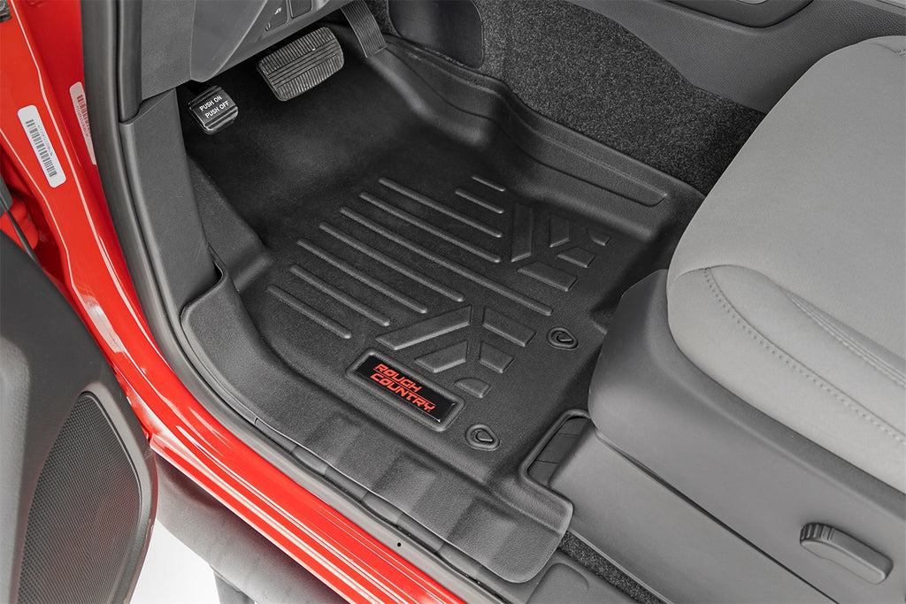 Rough Country M-80513 Heavy Duty Floor Mats for Select Nissan Frontier