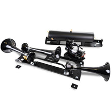 Load image into Gallery viewer, Kleinn Automotive Air Horns FSD23-230 Onboard Air System w/Horns for Select Ford F-250 Super Duty, Ford F-350 Super Duty, Ford F-450 Super Duty