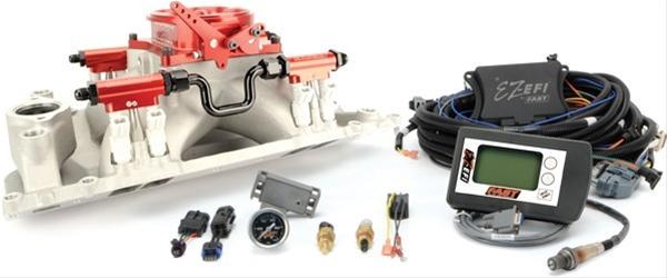 FAST 3011454-05P XFI 2.0 Chevrolet Big Block EFI Kit w/ Polished Throttle Body and 550 HP Pump for Select Chevrolet Bel Air, Chevrolet Biscayne, Chevrolet Blazer, Chevrolet Brookwood, Chevrolet C10, Chevrolet C10 Pickup, Chevrolet C10 Suburban, Chevrolet