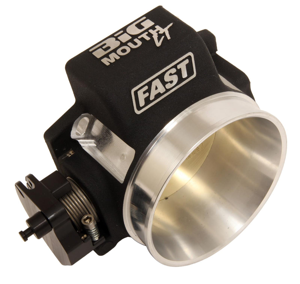FAST 54089 Big Mouth Billet 87mm Big Mouth Throttle Body for Chrysler HEMI w/ TPS and IAC for Select Chrysler 300, Chrysler Aspen, Dodge Challenger, Dodge Charger, Dodge Durango, Dodge Magnum, Dodge Ram 1500, Dodge Ram 2500, Dodge Ram 3500, Jeep