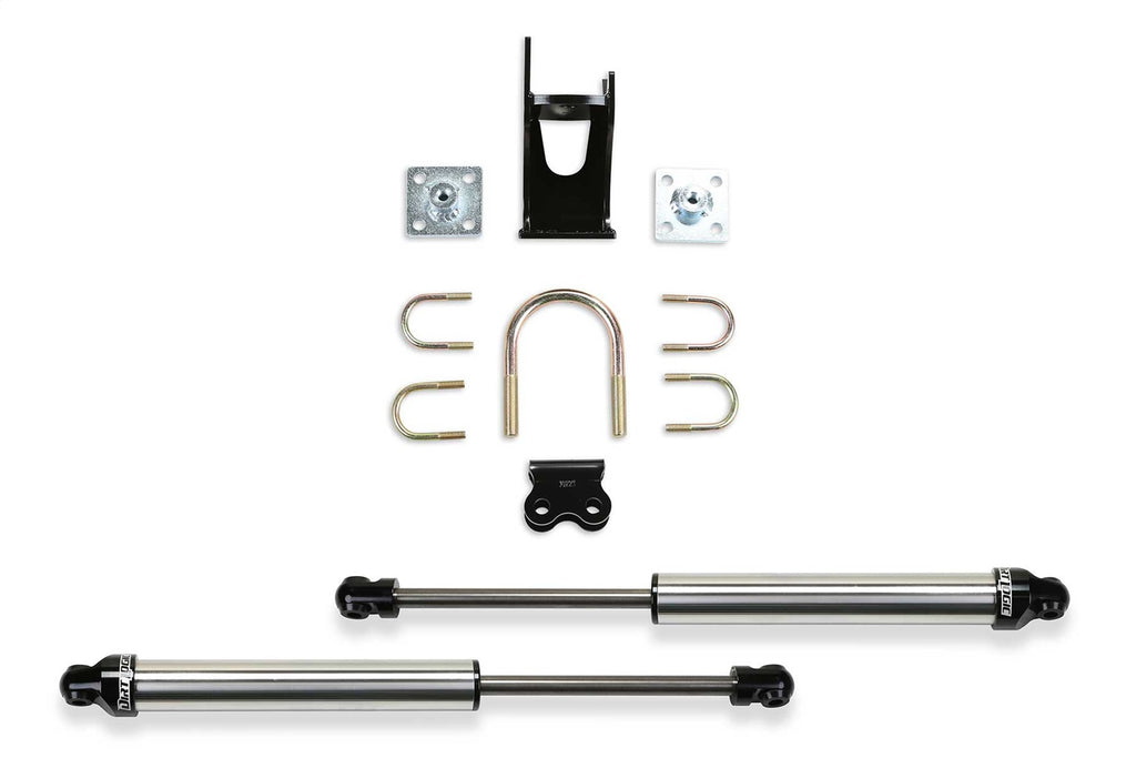 Fabtech FTS220512 Dual Dirt Logic 2.25 Stainless Steel Steering Stabilizer Kit for Select Ford F-250 Super Duty, Ford F-350 Super Duty