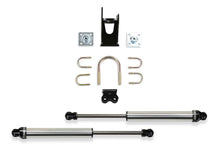 Load image into Gallery viewer, Fabtech FTS220512 Dual Dirt Logic 2.25 Stainless Steel Steering Stabilizer Kit for Select Ford F-250 Super Duty, Ford F-350 Super Duty