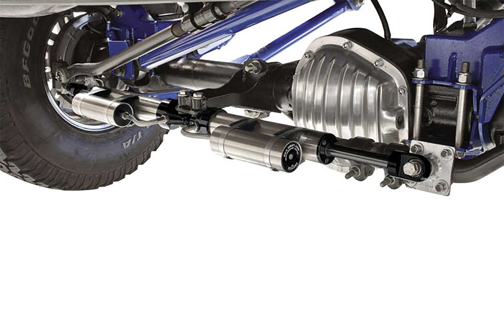 Fabtech FTS221152 Dual Dirt Logic 2.25 Stainless Steel Steering Stabilizer Kit for Select Ford Excursion, Ford F-250, Ford F-250 Super Duty, Ford F-350 Super Duty