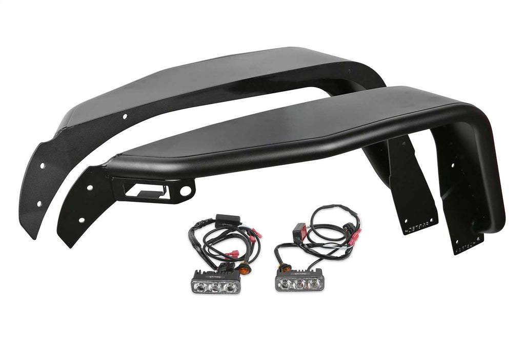 Fabtech FTS24212 Tube Fenders for Select Jeep Gladiator, Jeep Wrangler