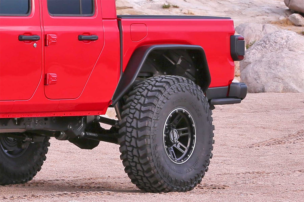 Fabtech FTS24248 Tube Fenders for Select Jeep Gladiator