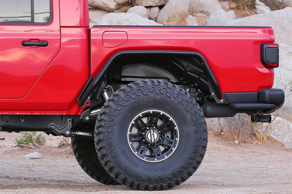 Fabtech FTS24248 Tube Fenders for Select Jeep Gladiator