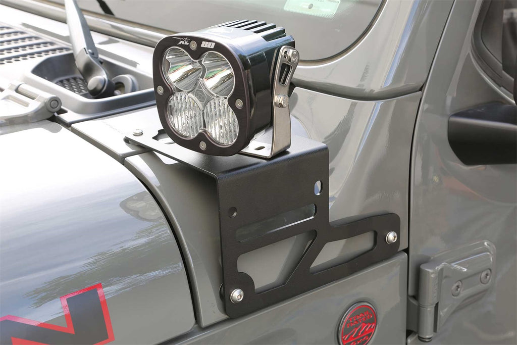 Fabtech FTS24269 Light Bracket for Select Jeep Gladiator, Jeep Wrangler