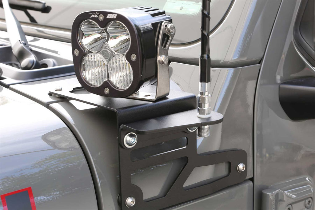 Fabtech FTS24298 Antenna Bracket for Select Jeep Gladiator, Jeep Wrangler
