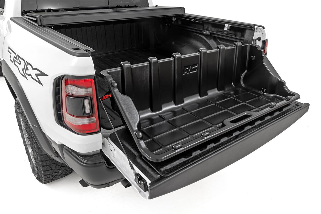 Rough Country 10202 Truck Bed Cargo Storage Box for Select Chevrolet Silverado 1500, Chevrolet Silverado LD, Chevrolet Silverado HD, Ford F-150, Ford F-150 Lightning, Ford F-250 Super Duty, Ford F-350 Super Duty, Ford Ranger, GMC Sierra 1500, GMC Sierra