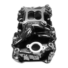 Load image into Gallery viewer, Edelbrock 7562-BP RPM Air-Gap Big Block Chevy 2-R Intake Manifold, Black Plasma Finish for Select Avanti II, Chevrolet Bel Air, Chevrolet Biscayne, Chevrolet Blazer, Chevrolet Brookwood, Chevrolet C10, Chevrolet C10 Pickup, Chevrolet C10 Suburban,