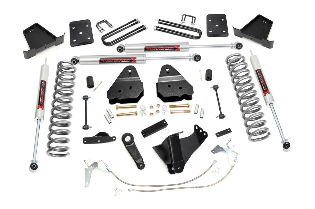 Rough Country 47840 Suspension Lift Kit w/Shocks for Select Ford F-250 Super Duty, Ford F-350 Super Duty