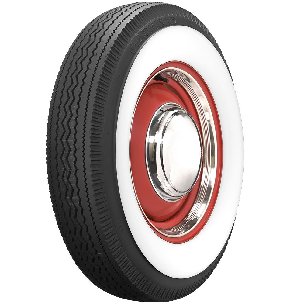 Coker 77226 650-16 GARFIELD 2 1/2" WW for Select Allard Safari, Bentley R Type, Buick Roadmaster Series 70, Buick Special 40, Buick Special Series 40-B, Buick Super Series 50, Chevrolet C30 Pickup, Chrysler Airstream Deluxe Series CZ, Chrysler Imperial,