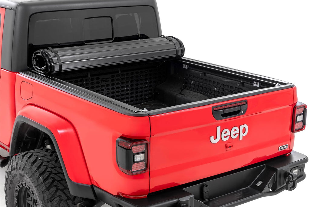 Rough Country 50620500 Hard Roll Up Bed Cover for Select Jeep Gladiator