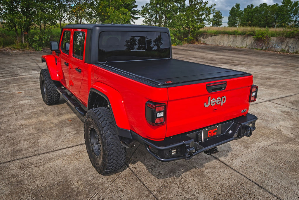 Rough Country 50620500 Hard Roll Up Bed Cover for Select Jeep Gladiator