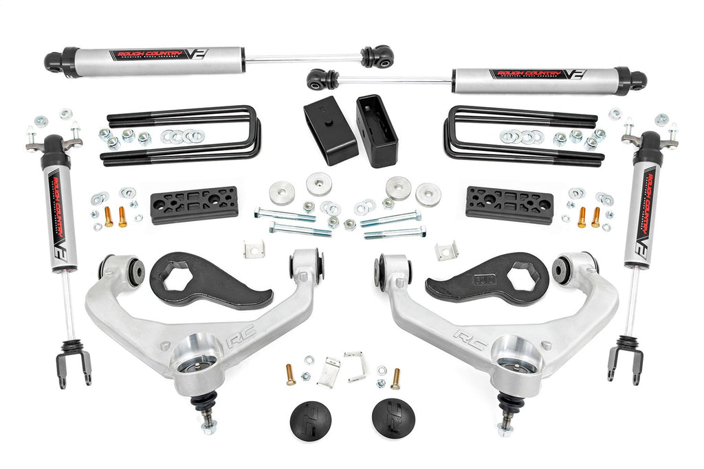 Rough Country 95670 Suspension Lift Kit w/V2 Shocks for Select Chevrolet Silverado HD, Chevrolet Silverado HD, GMC Sierra HD, GMC Sierra HD