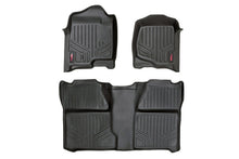 Load image into Gallery viewer, Rough Country M-20713 Heavy Duty Floor Mats for Select Chevrolet Silverado 1500, Chevrolet Silverado HD, Chevrolet Silverado HD, GMC Sierra 1500, GMC Sierra HD, GMC Sierra HD
