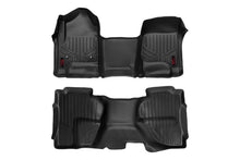 Load image into Gallery viewer, Rough Country M-21142 Heavy Duty Floor Mats for Select Chevrolet Silverado 1500, Chevrolet Silverado HD, Chevrolet Silverado HD, GMC Sierra 1500, GMC Sierra HD, GMC Sierra HD