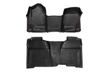Load image into Gallery viewer, Rough Country M-21143 Heavy Duty Floor Mats for Select Chevrolet Silverado 1500, Chevrolet Silverado HD, Chevrolet Silverado HD, GMC Sierra 1500, GMC Sierra HD, GMC Sierra HD
