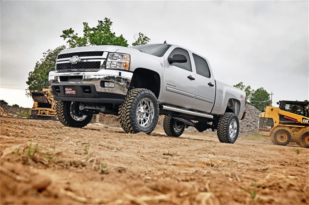 Rough Country 25340 Suspension Lift Kit w/Shocks for Select Chevrolet Silverado HD, Chevrolet Silverado HD, GMC Sierra HD, GMC Sierra HD
