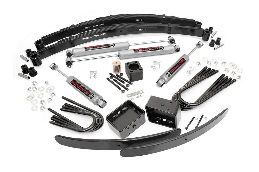 Rough Country 251.20 Suspension Lift Kit w/Shocks for Select Chevrolet K30, Chevrolet K3500, Chevrolet V30, Chevrolet V3500, GMC K35, GMC K3500, GMC V3500