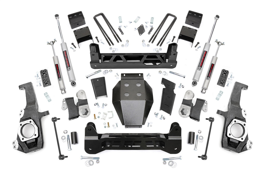 Rough Country 10230A Suspension Lift Kit for Select Chevrolet Silverado HD, Chevrolet Silverado HD, GMC Sierra HD
