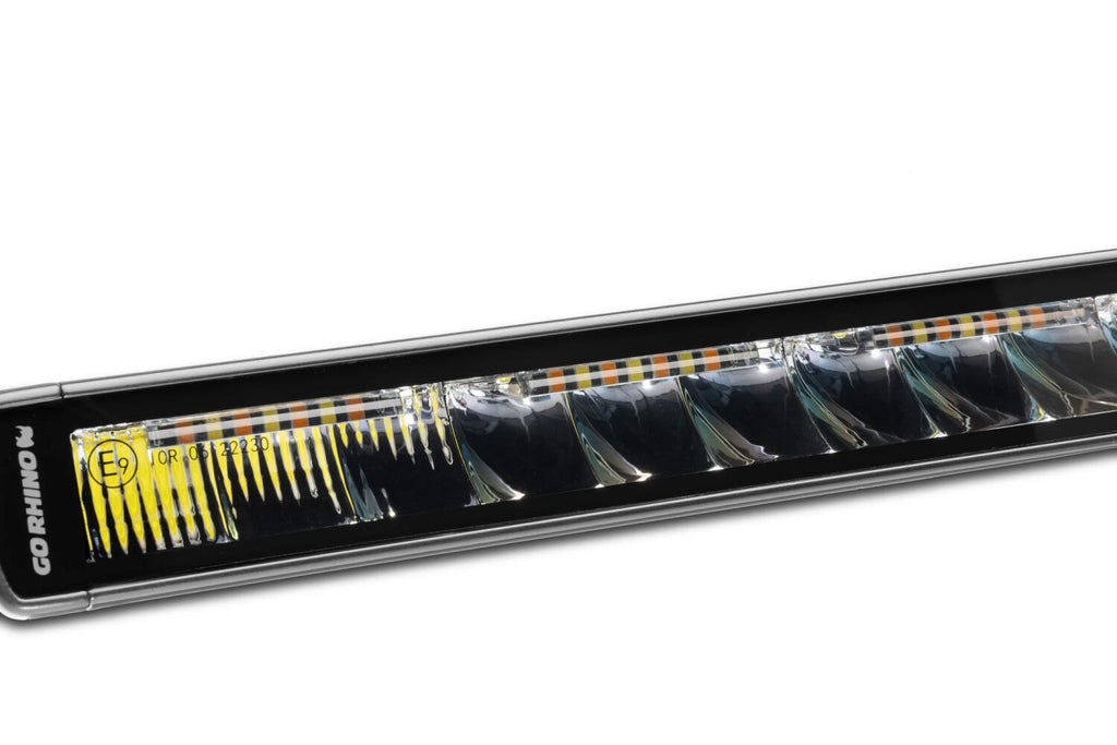 Go Rhino 751653212CSS Blackout Combo Series - SINGLELINE 30" Single Row LED Light Bar w/Amber LEDs