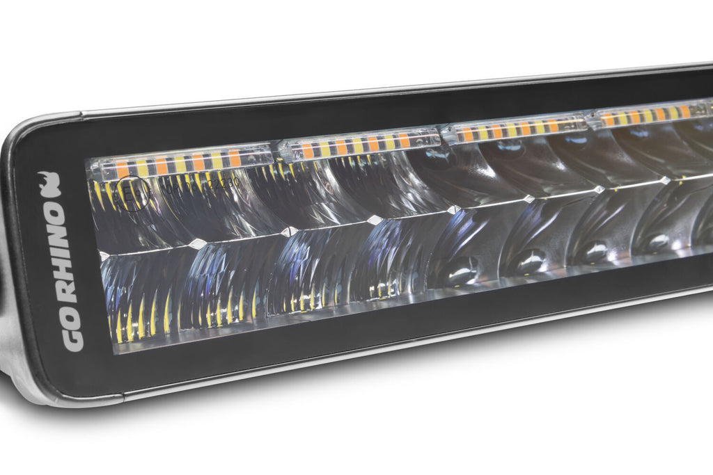 Go Rhino 754004012CDS Blackout Combo Series - DOUBLELINE 40" Double Row Light Bar w/Amber LEDs