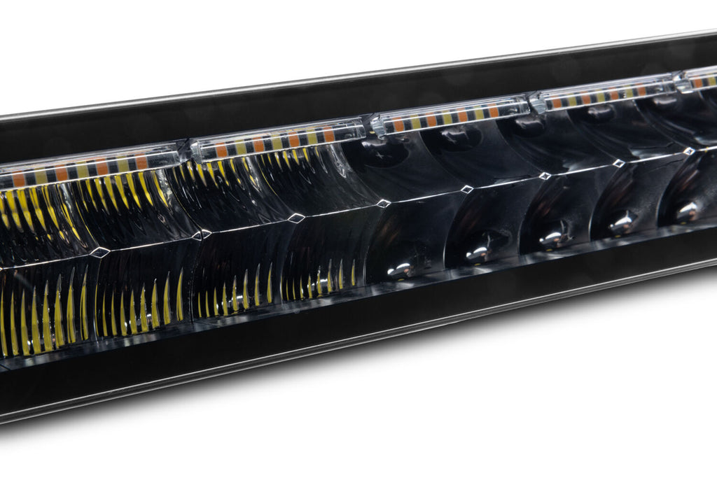 Go Rhino 754805012CDS Blackout Combo Series - DOUBLELINE 50" Double Row Light Bar w/Amber LEDs