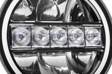 Load image into Gallery viewer, Go Rhino 751080711CRS Blackout Series - MAXLINE 7" LED Hi/Low Beam with Multi Daytime Running Light