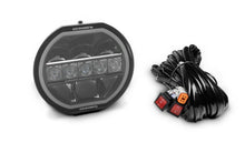 Load image into Gallery viewer, Go Rhino 751080711CRS Blackout Series - MAXLINE 7" LED Hi/Low Beam with Multi Daytime Running Light
