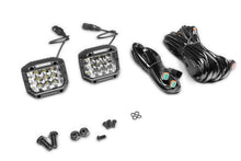 Load image into Gallery viewer, Go Rhino 750300323SCS Bright Series - SIDELINE 4x3 LED Spot Lights, Pair