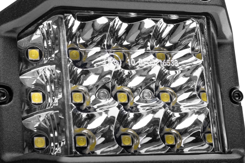 Go Rhino 750300323SCS Bright Series - SIDELINE 4x3 LED Spot Lights, Pair