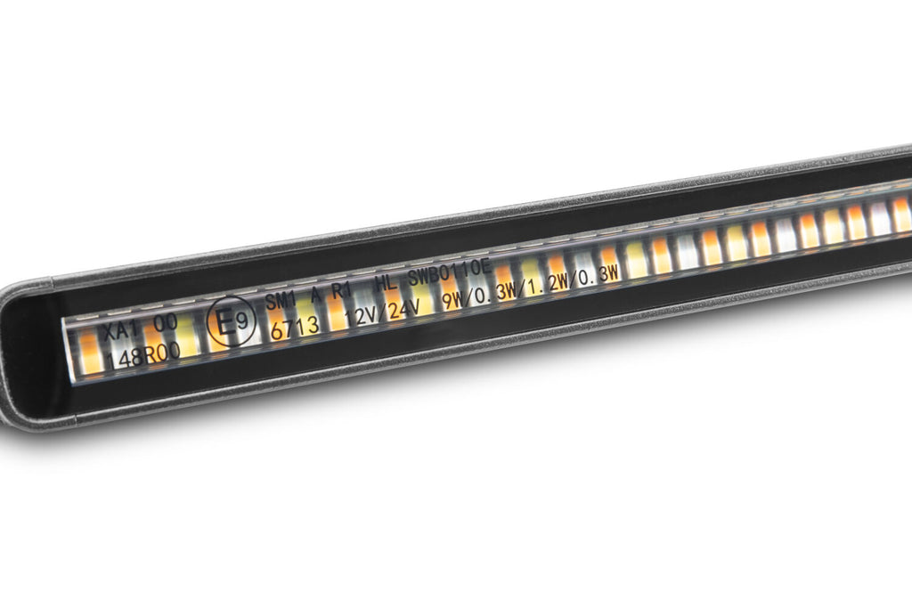 Go Rhino 750001014CBS Flash Series - 10" Multi-Function Slim LED Light Bar - White/Amber/Red