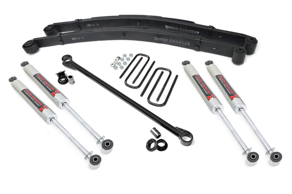 Rough Country 48940 Leveling Lift Kit w/Shocks for Select Ford F-250 Super Duty, Ford F-350 Super Duty