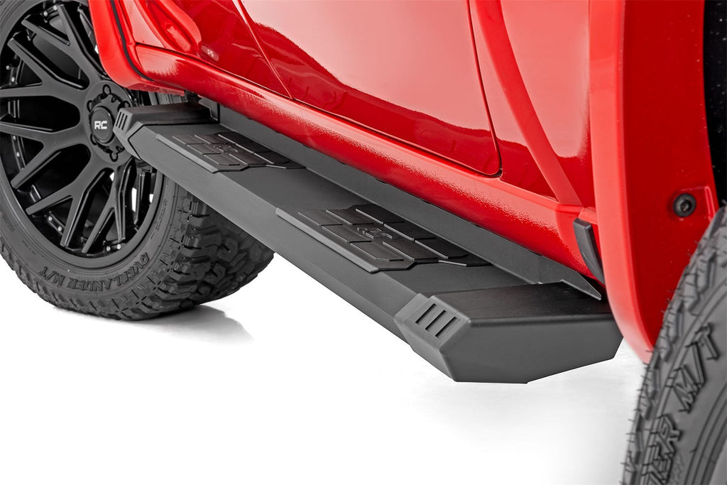 Rough Country SRB071785A HD2 Cab Length Running Boards for Select Chevrolet Silverado 1500, Chevrolet Silverado HD, Chevrolet Silverado HD, GMC Sierra HD, GMC Sierra HD