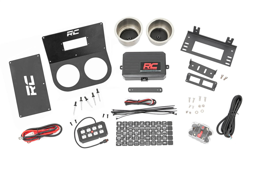 Rough Country 92058 Cup Holder for Select Honda SXS1000M3 Pioneer 1000, Honda SXS1000M5 Pioneer 1000-5, Honda SXS1000M5 Pioneer 1000-5 Limited Edition