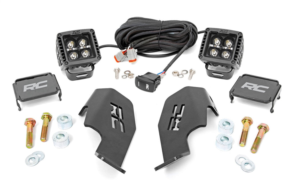 Rough Country 92034 Black Series LED Kit for Select Honda SXS10S2R Talon 1000R, Honda SXS10S2R Talon 1000R Special Edition, Honda SXS10S2RD Talon 1000R FOX Live Valve, Honda SXS10S2X Talon 1000X, Honda SXS10S2XD Talon 1000X FOX Live Valve, Honda SXS10S4