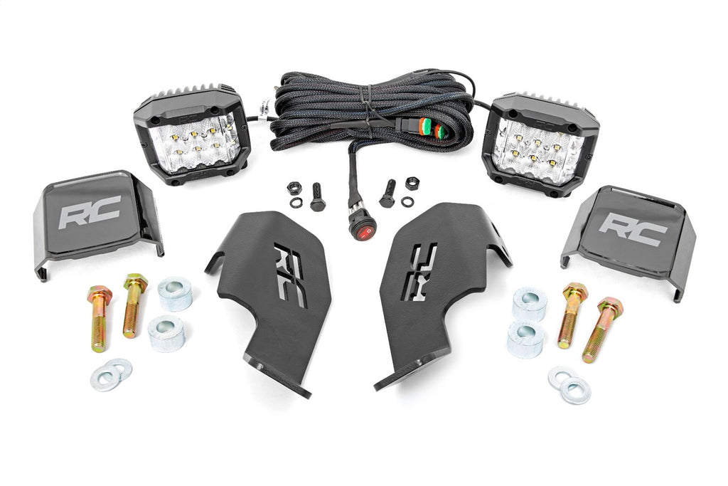 Rough Country 92035 Black Series LED Kit for Select Honda SXS10S2R Talon 1000R, Honda SXS10S2R Talon 1000R Special Edition, Honda SXS10S2RD Talon 1000R FOX Live Valve, Honda SXS10S2X Talon 1000X, Honda SXS10S2XD Talon 1000X FOX Live Valve, Honda SXS10S4