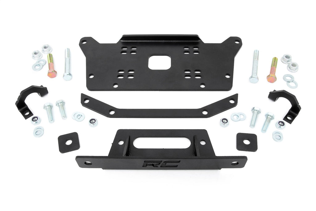 Rough Country 92029 Winch Mounting Plate for Select Honda SXS10S2R Talon 1000R, Honda SXS10S2R Talon 1000R Special Edition, Honda SXS10S2RD Talon 1000R FOX Live Valve, Honda SXS10S2X Talon 1000X, Honda SXS10S2XD Talon 1000X FOX Live Valve, Honda SXS10S4