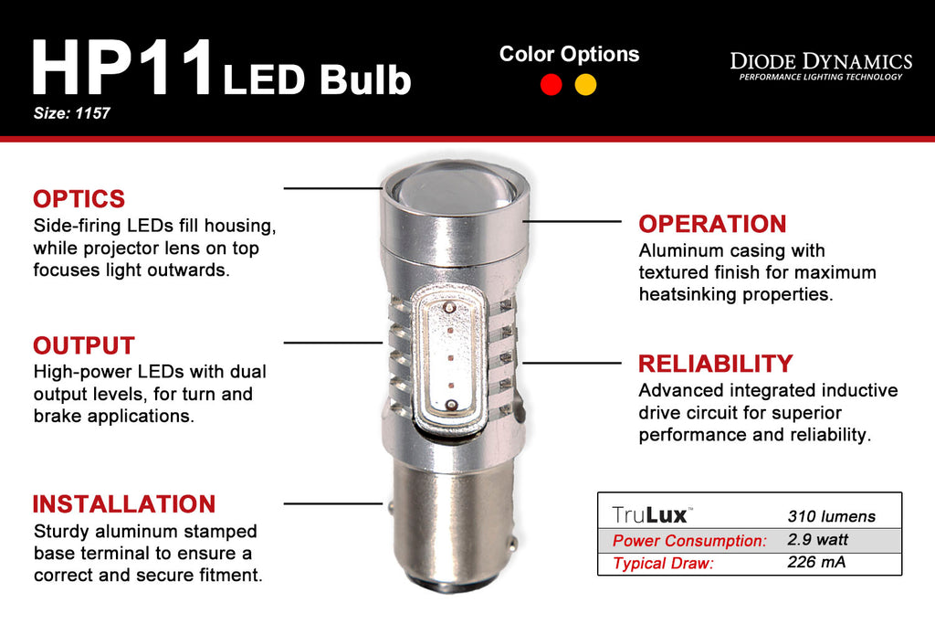 Diode Dynamics DD0010S Direct replacement for your factory bulb.