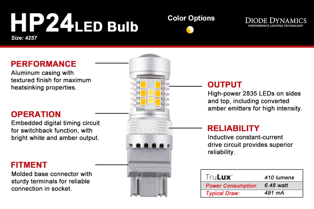 Diode Dynamics DD0462S Direct replacement for your factory bulb. for Select Ford F-150, Ford F-250 Super Duty