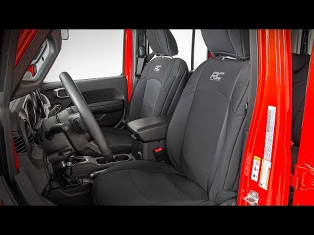 Rough Country 91010 Seat Cover Set for Select Jeep Wrangler