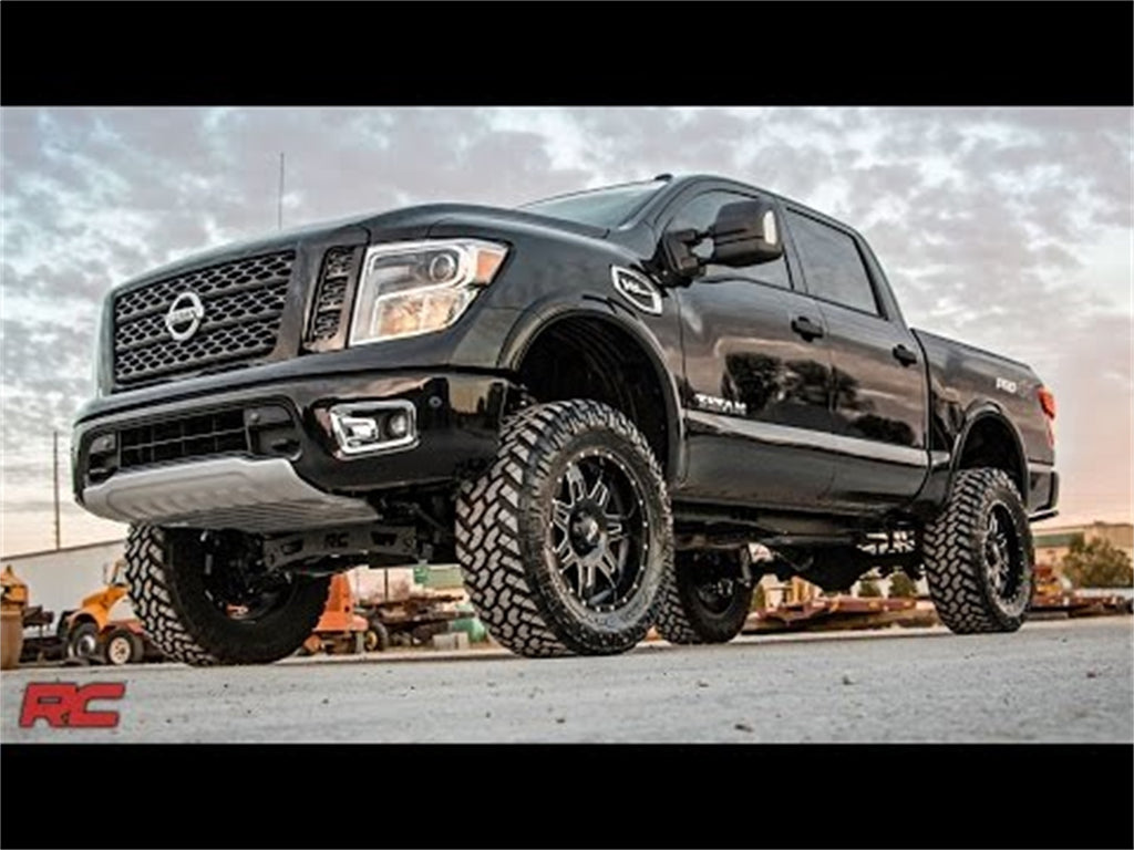 Rough Country 87820A Suspension Lift Kit w/Shock for Select Nissan TITAN