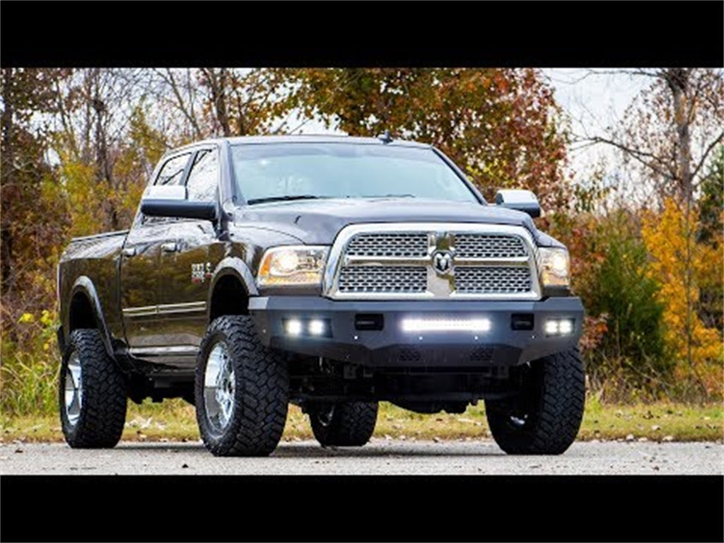 Rough Country 10785 LED Front Bumper for Select Dodge Ram 2500, Dodge Ram