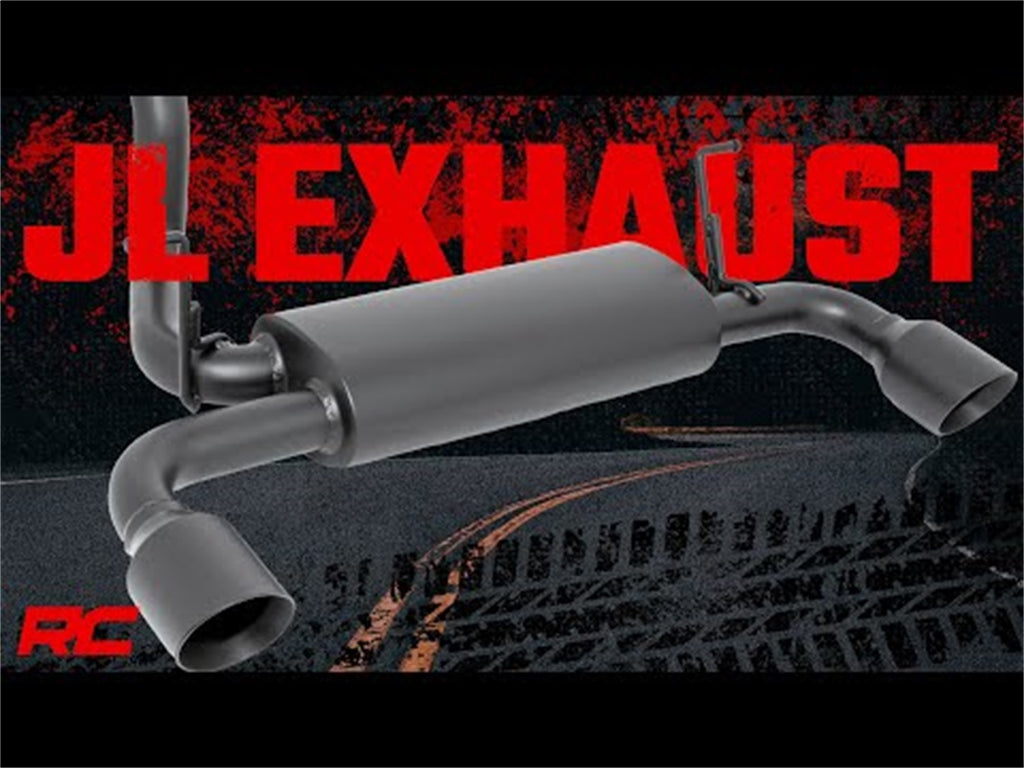 Rough Country 96003 Dual Outlet Performance Exhaust for Select Jeep Wrangler