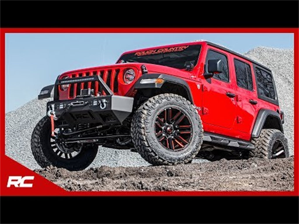 Rough Country 69031 Suspension Lift Kit w/Shocks for Select Jeep Wrangler
