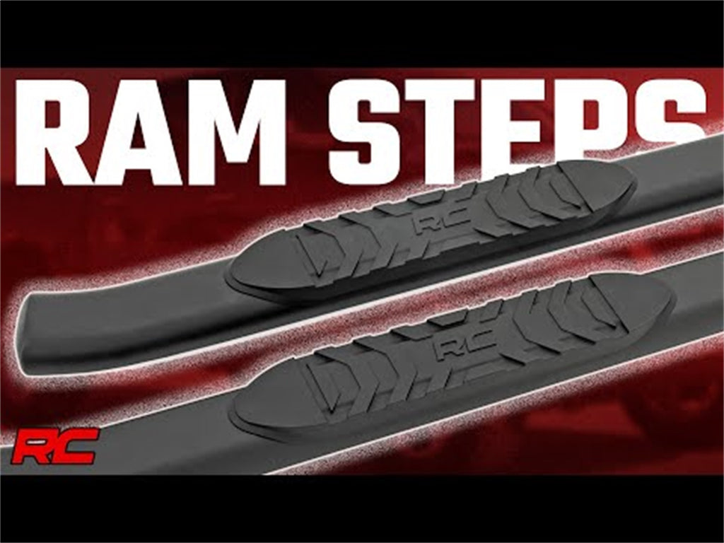Rough Country 21004 Oval Nerf Step Bar for Select Ram