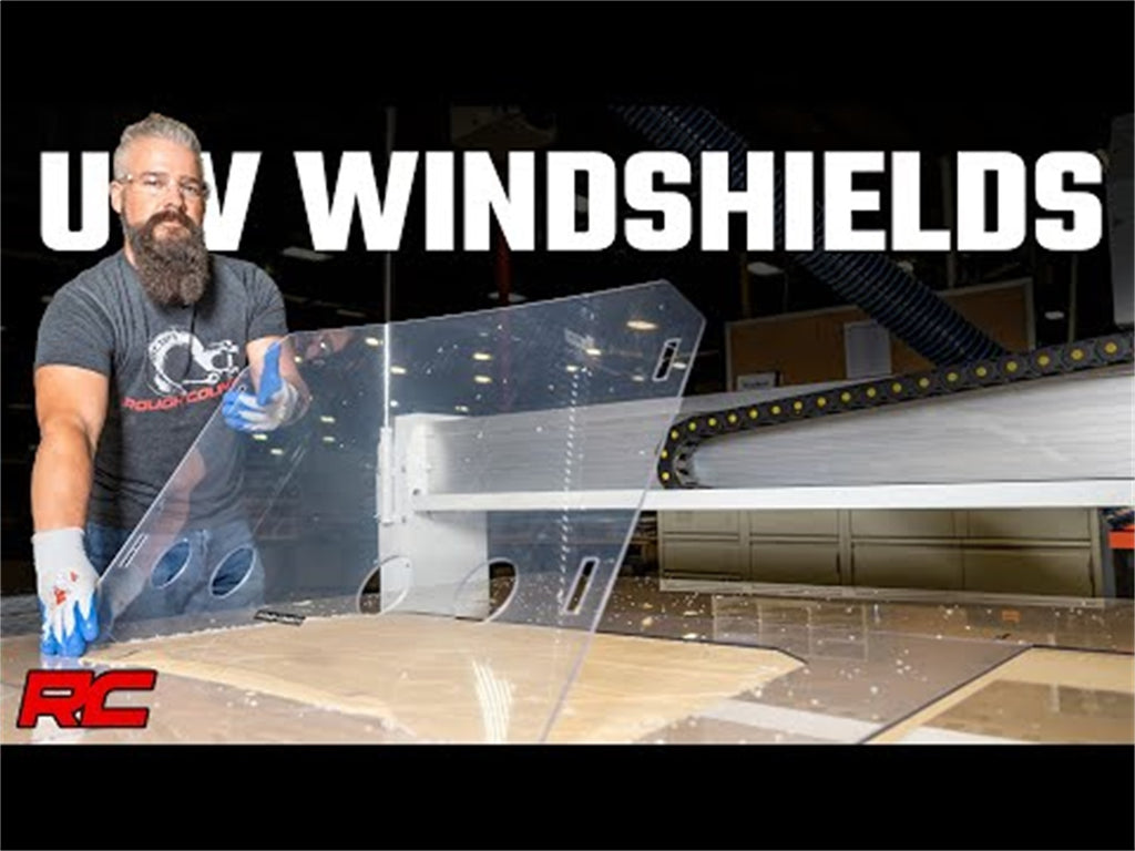 Rough Country 98242040 Windshield for Select Yamaha YXC700 Viking VI EPS, Yamaha YXC700 Viking VI EPS Ranch Edition, Yamaha YXM700 Viking EPS Ranch Edition, Yamaha YXM700 Viking EPS SE, Yamaha YXM700 Viking EPS with Suntop, Yamaha YXM700 Viking FI 4x4,