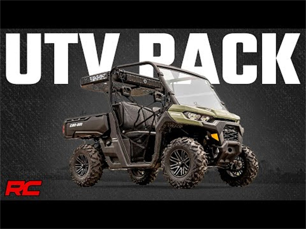 Rough Country 97024 Can-Am Cargo Rack for Select Can-Am Defender DPS HD10, Can-Am Defender DPS HD5, Can-Am Defender DPS HD7, Can-Am Defender DPS HD8, Can-Am Defender DPS HD8 CAB, Can-Am Defender DPS HD9, Can-Am Defender DPS HD9 CAB, Can-Am Defender HD10,